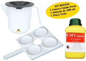 Kit Mastite Solução CMT 500 ml + Placa Raquete Walmur + Caneca