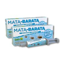 Kit Mata Barata Gel Inseticida Armadilha 2 Unidades 10gr