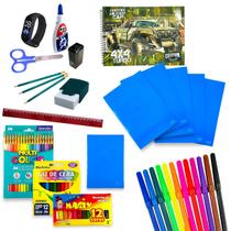 Kit Material Escolar Completo Educação Infantil de 4 a 5 ano