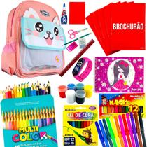 Kit Material Escolar Completo Ensino Fundamental 1º a 5º ano