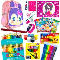 Kit Material Escolar Completo Ensino Fundamental 1º a 5º ano