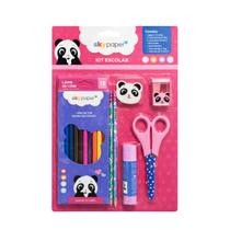 Kit Material Escolar Completo Temático C/ 7 Itens Lápis De Cor Borracha Apontador Ideal Para Volta Às Aulas - Skypaper Kit Material Escolar Completo Temático C/ 7 Itens Lápis De Cor Borracha Apontador Ideal Para Volta Às Aulas - Skypaper