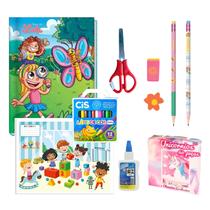 Kit Material Escolar Fundamental I Unicórnio