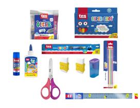 Kit Material Escolar Infantil Básico Variado