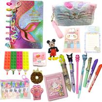 Kit Material Escolar Infantil Caderno Inteligente Completo