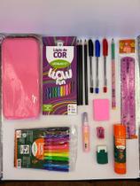 Kit Material Escolar Leonora 38 Peças