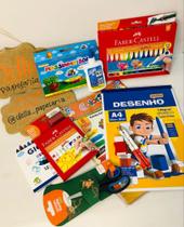 Kit Material Escolar Premium Volta as Aulas Primeiro dia de Aula Kit Material Escolar Premium Volta as Aulas Primeiro dia de Aula