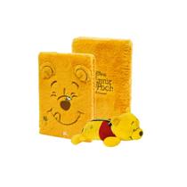 Kit Material Escolar Ursinho Pooh Disney 1 Estojo e Caderno Anotações Pelúcia Fluffy Fofinho Escola Kit Material Escolar Ursinho Pooh Disney 1 Estojo e Caderno Anotações Pelúcia Fluffy Fofinho Escola