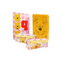 Kit Material Escolar Ursinho Pooh Estojo Grande com Agenda e Caderno Fluffy Fofinho Falculdade Curso Kit Material Escolar Ursinho Pooh Estojo Grande com Agenda e Caderno Fluffy Fofinho Falculdade Curso