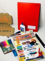 Kit Material Escolar Volta as Aulas Primeiro dia de Aula