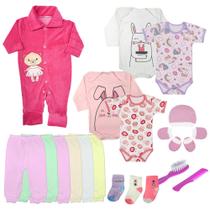 Kit Maternidade 18 Pçs Enxoval Completo Bebê Menino e Menina