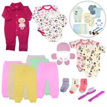 Kit Maternidade 18 Peças Enxoval Completo Roupa De Bebê PMG