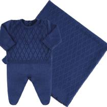 Kit maternidade bebê masculino manta e macacão pimpolho Kit maternidade bebê masculino manta e macacão pimpolho