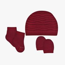 Kit Maternidade Bebê Recém-nascido Touca,Luva,meia Papilloo