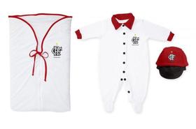 Kit Maternidade Flamengo Branco - Torcida Baby