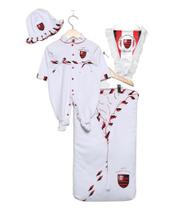 Kit Maternidade Flamengo com Saco de Dormir Feminino Oficial
