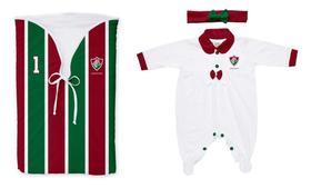 Kit Maternidade Fluminense Meninas - Torcida Baby Kit Maternidade Fluminense Meninas - Torcida Baby