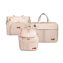 Kit Maternidade Lebaby Nude 3 peças - Alce Kit Maternidade Lebaby Nude 3 peças - Alce