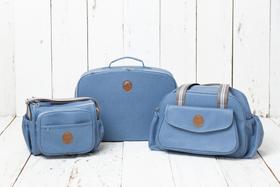 Kit Maternidade Lequiqui 3 peças (Bolsa + Mala + Frasqueira) cor 88AJ Kit Maternidade Lequiqui 3 peças (Bolsa + Mala + Frasqueira) cor 88AJ