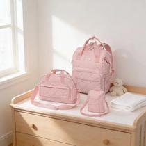 Kit Maternidade Mochila Bolsa M E Bolsa Term. Lilica Comfy