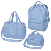 Kit Maternidade Mochila com Bolsa Tote e Bolsa Média Tigor Comfy