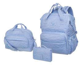 Kit Maternidade Mochila Com Mala Média E Trocador Tigor Little