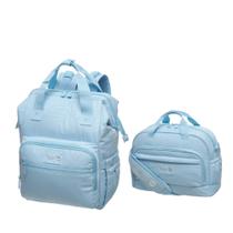 Kit Maternidade Mochila G com Bolsa M Tigor Puff