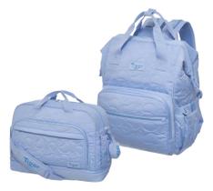 Kit Maternidade Mochila Grande Com Mala Grande Tigor Little