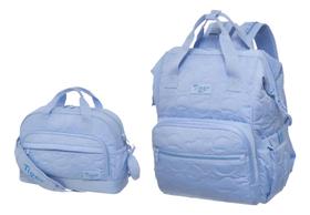 Kit Maternidade Mochila Grande Com Mala Média Tigor Little