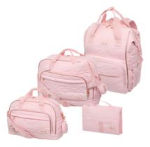 Kit Maternidade Mochila Mala G Mala M Trocador Lilica Shine Kit Maternidade Mochila Mala G Mala M Trocador Lilica Shine
