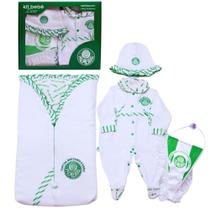 Kit Maternidade Palmeiras com Saco de Dormir Feminino Oficial