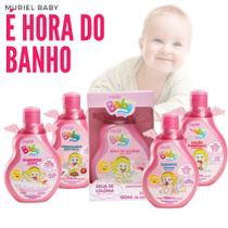 Kit Maternidade Para Bebê Infantil MENINA Baby Muriel 100ml PRESENTE SHA/COND/SAB LIQUIDO/ COLONIA/ Kit Maternidade Para Bebê Infantil MENINA Baby Muriel 100ml PRESENTE SHA/COND/SAB LIQUIDO/ COLONIA/