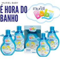 Kit Maternidade Para Bebê Infantil MENINO Baby Muriel 100ml PRESENTE SHA/COND/SAB LIQ/ COLONIA/HID Kit Maternidade Para Bebê Infantil MENINO Baby Muriel 100ml PRESENTE SHA/COND/SAB LIQ/ COLONIA/HID