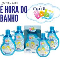 Kit Maternidade Para Bebê Infantil MENINO Baby Muriel 100ml PRESENTE SHA/COND/SAB LIQ/ COLONIA/HID O Kit Maternidade Para Bebê Infantil MENINO Baby Muriel 100ml PRESENTE SHA/COND/SAB LIQ/ COLONIA/HID O