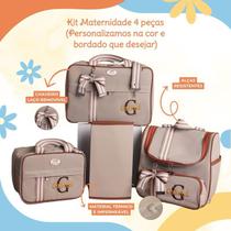 Kit maternidade personalizado 4 peças Coleção Pequenos Encantos