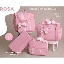 Kit maternidade personalizado 4 peças Coleção Pequenos Encantos