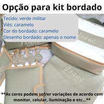 Kit maternidade personalizado com nome saquinhos organizadores mala bebê porta caderneta