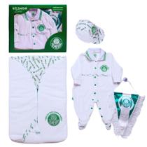 Kit Maternidade Plush Palmeiras com Saco de Dormir Revedor