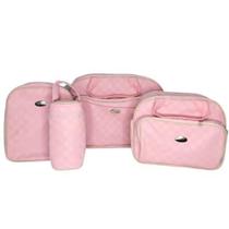 Kit Maternidade Primavera 04 peças Mappyng Baby - Rosa