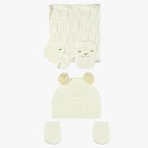 Kit Maternidade Recém-nascido Manta + Touca + Luva + Meia