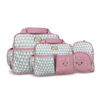 Kit Maternidade Sacola Frasqueira E Mochila 3 Pçs Mave baby