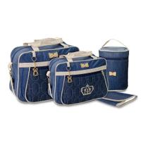 Kit Maternidade Sacola Frasqueira Trocador E Porta Mamadeira Kit Maternidade Sacola Frasqueira Trocador E Porta Mamadeira