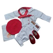 Kit Maternidade Santa Cria Kit Pilcha Gaúcha Para Saída Da Maternidade Conforto RN Completa Gaúcha