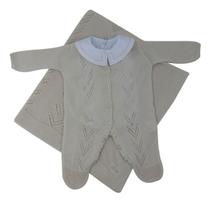 Kit Maternidade Setta e Body Gola Bordada Bege