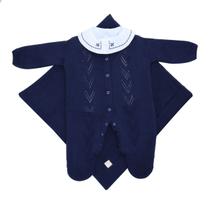 Kit Maternidade Setta e Body Gola Bordada Du Marinho