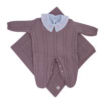 Kit Maternidade Trança Rosê e Body Gola Bordada DU Kit Maternidade Trança Rosê e Body Gola Bordada DU