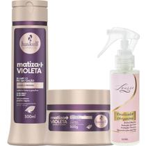 Kit Matiza+ Shampoo + Máscara Violeta 300ml + Finalizador Obrigatório Lourre 120ml Kit Matiza+ Shampoo + Máscara Violeta 300ml + Finalizador Obrigatório Lourre 120ml