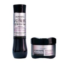 Kit Matização Platinum Matizador de Cabelos Loiros e Grisalhos Neutraliza o Amarelo Hidrabell