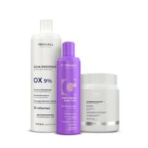 Kit Matizador Blond, Ox 30, Pó Descolorante White Kit Matizador Blond, Ox 30, Pó Descolorante White