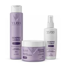 Kit Matizador Cabelos Loiros Desamarelador Vliss Cosméticos Kit Matizador Cabelos Loiros Desamarelador Vliss Cosméticos